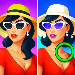 Ícone de Jogo de Encontre as Diferenças